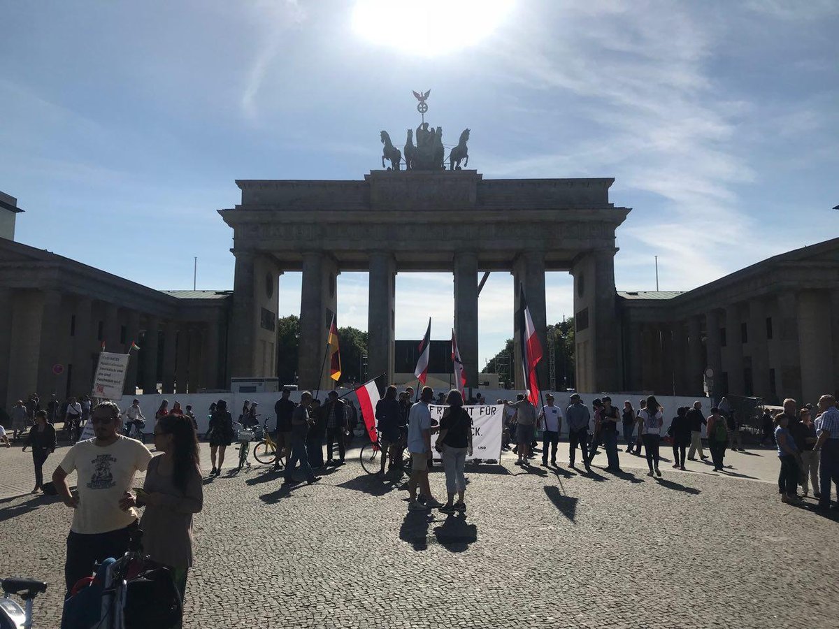 Voorkant van de Brandenburger Tor