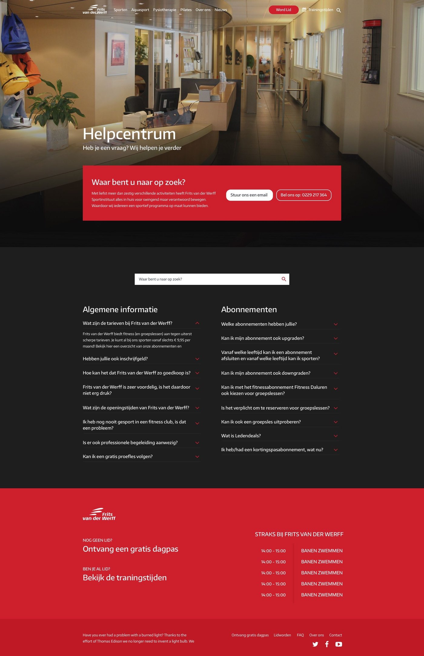 Complete page layout for Frits van der Werff