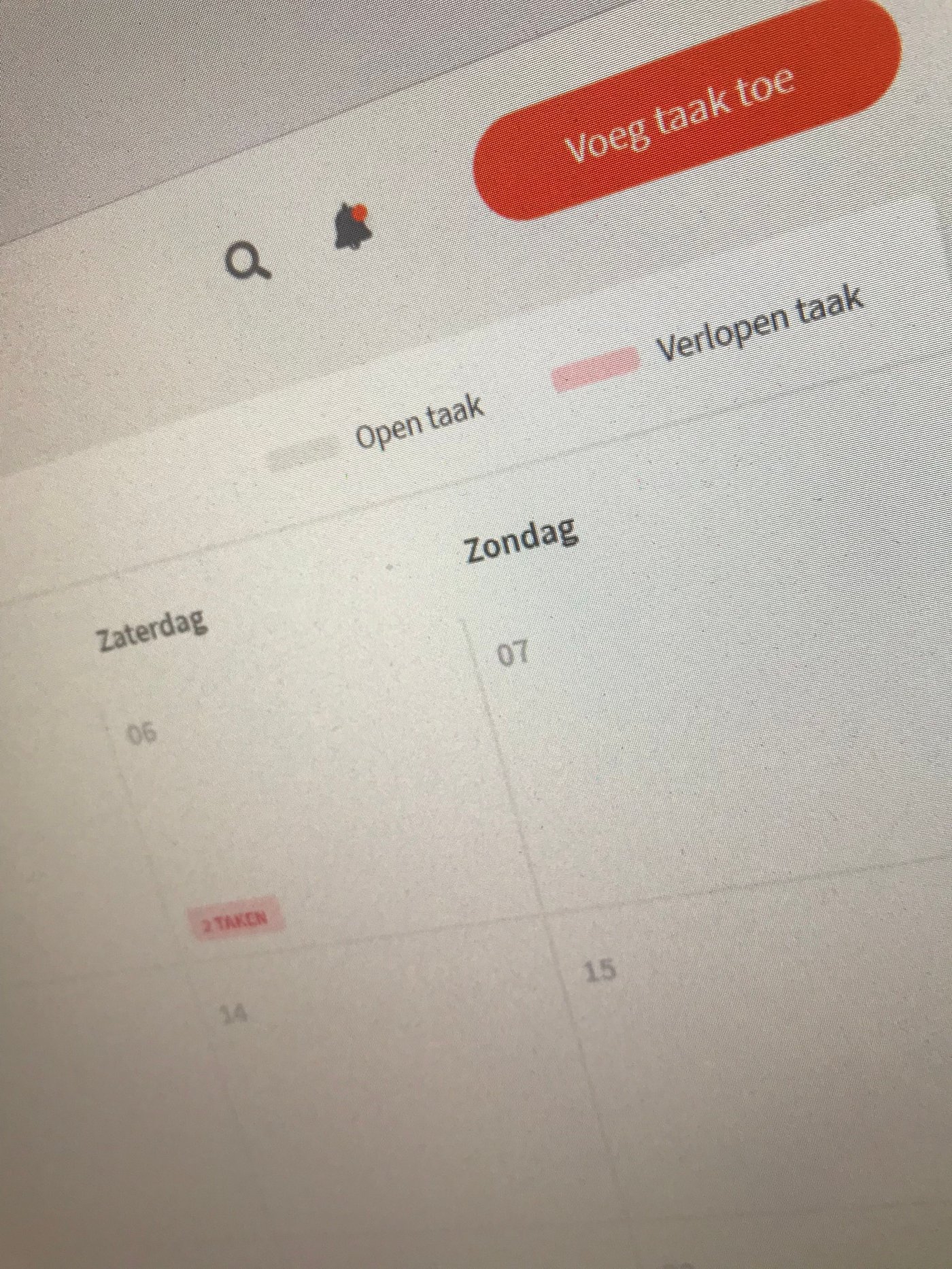 Calendar view - Collect Content