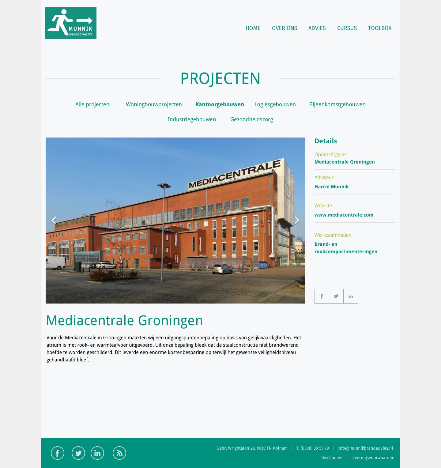 Section of the Munnik Brandadvies project