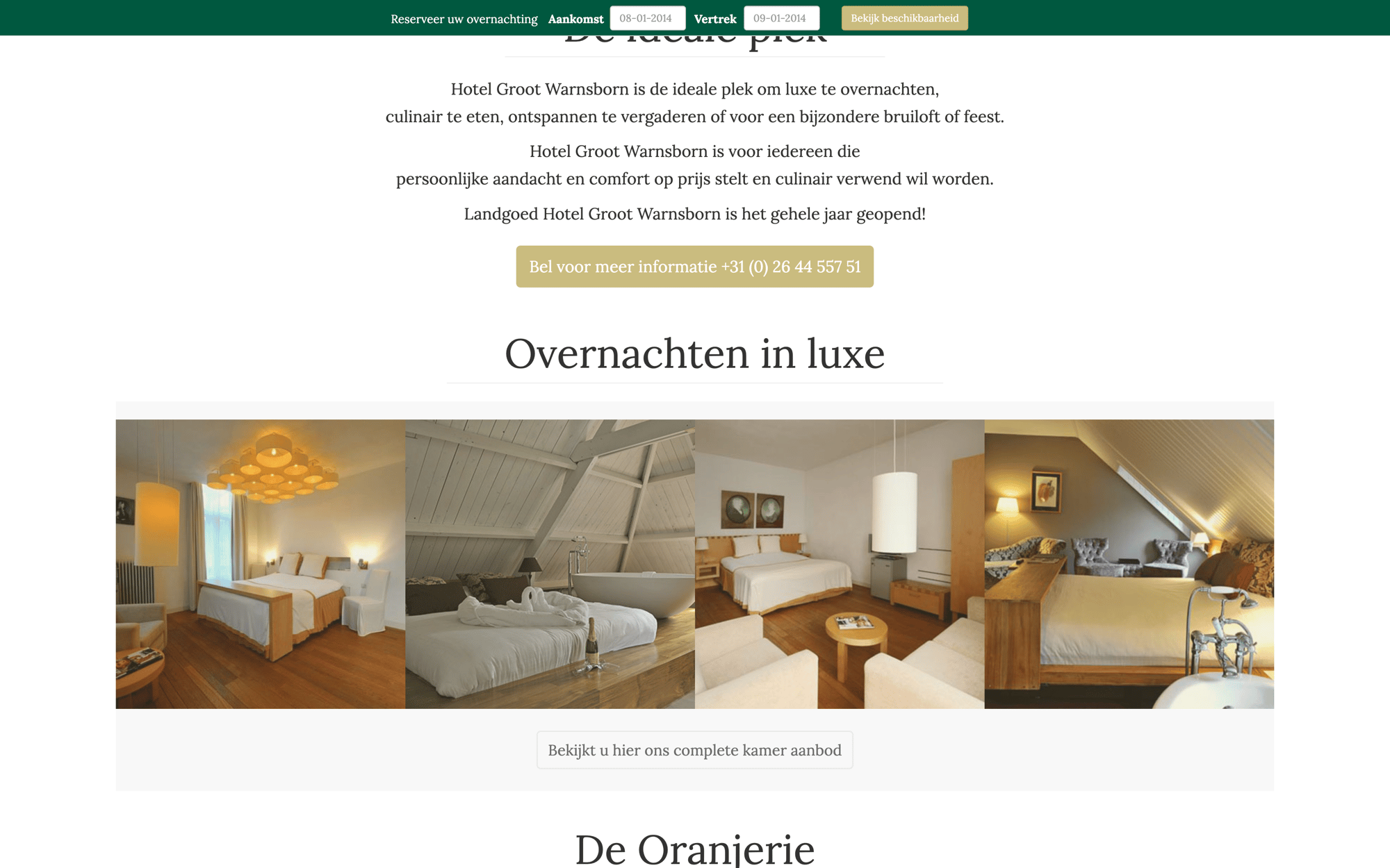 Wide screenshot of Groot Warnsborn