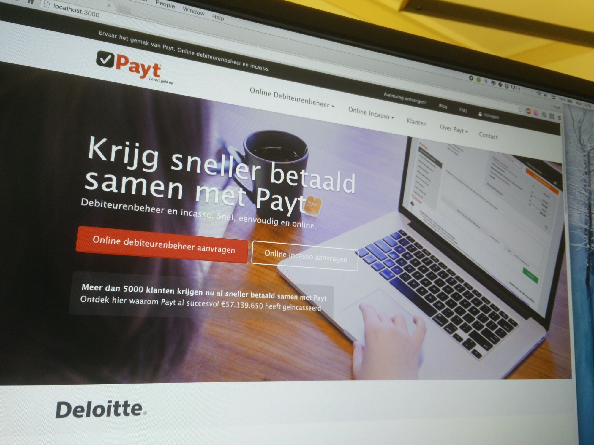 Interface screenshot of Payt Software