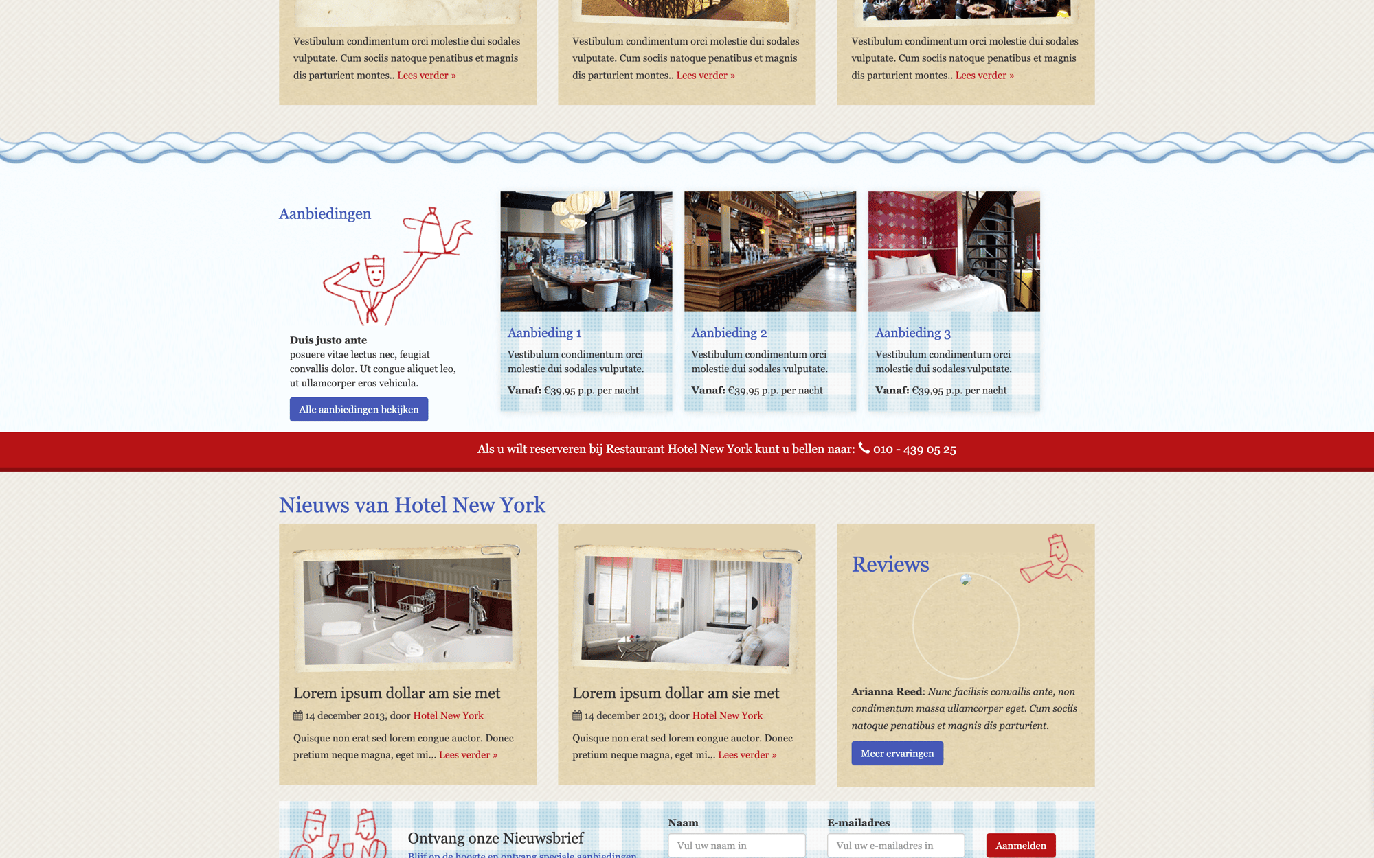 Wide screenshot of Hotel New York