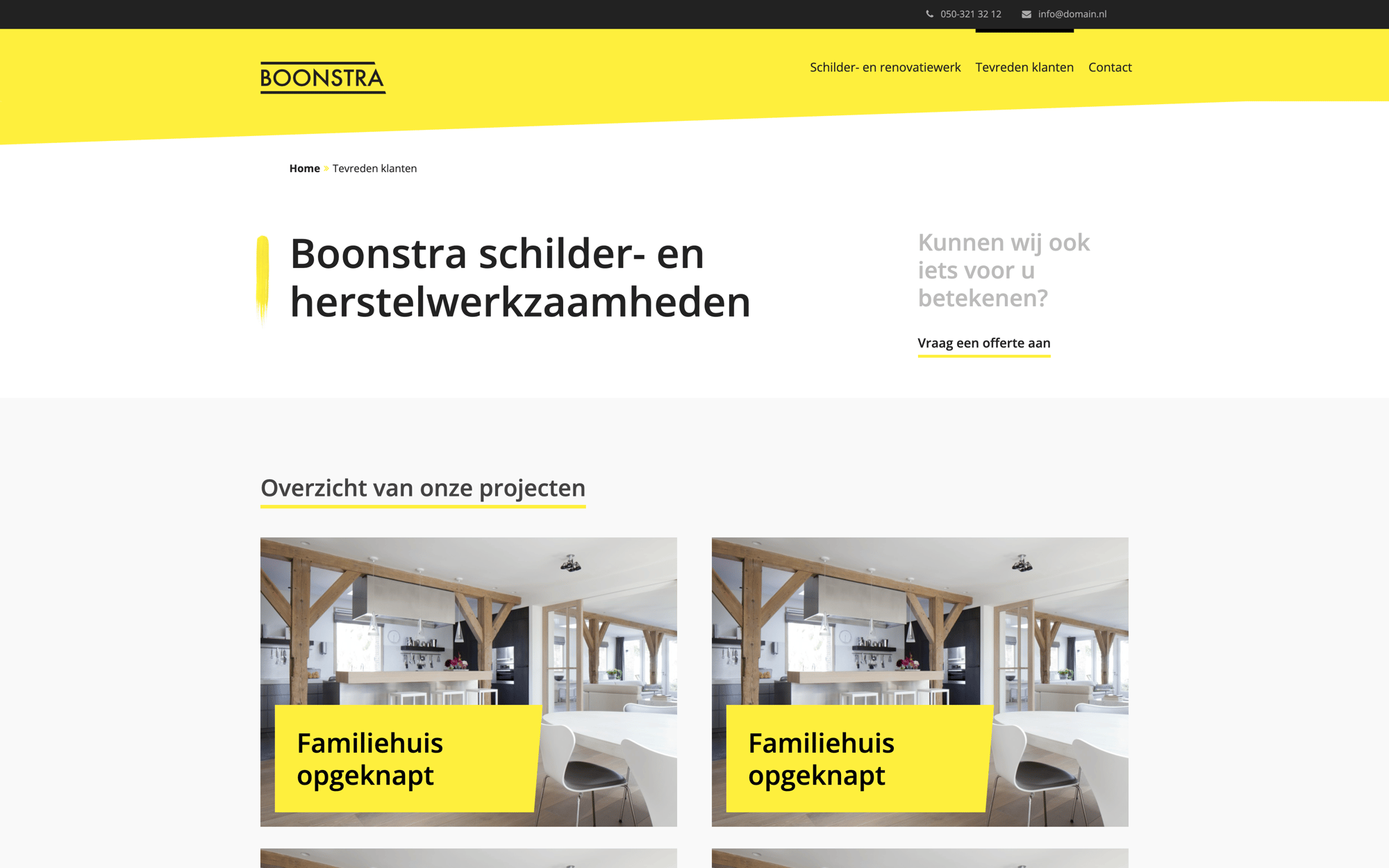 Desktop layout for Boonstra