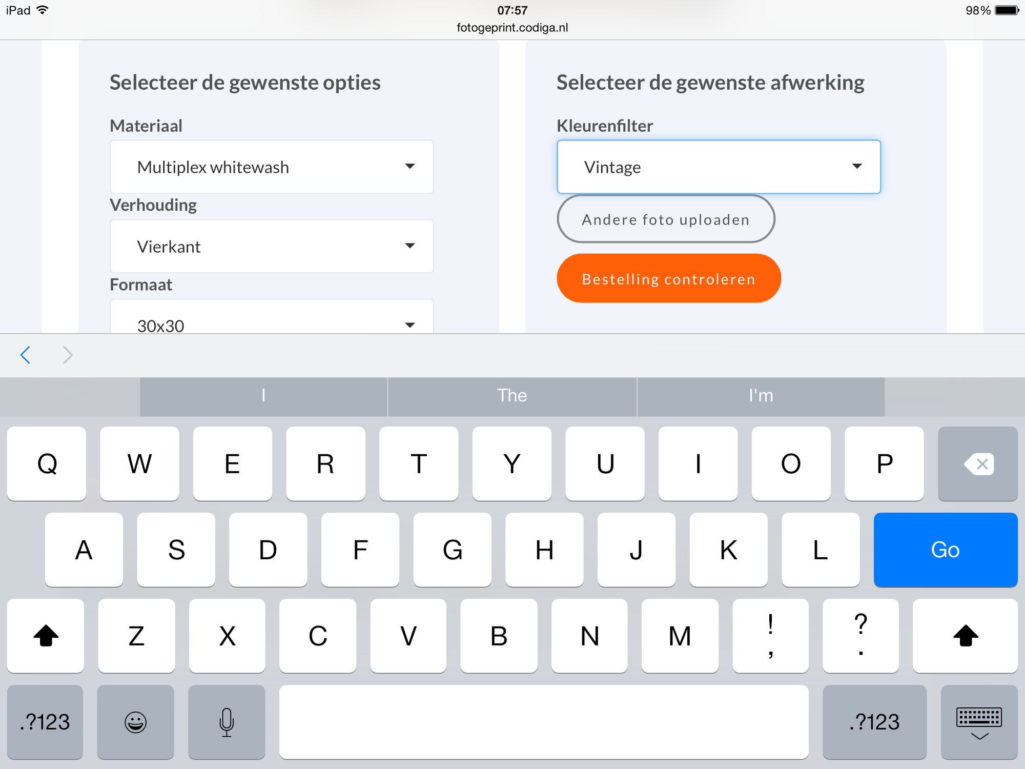 Design detail from Fotogeprint