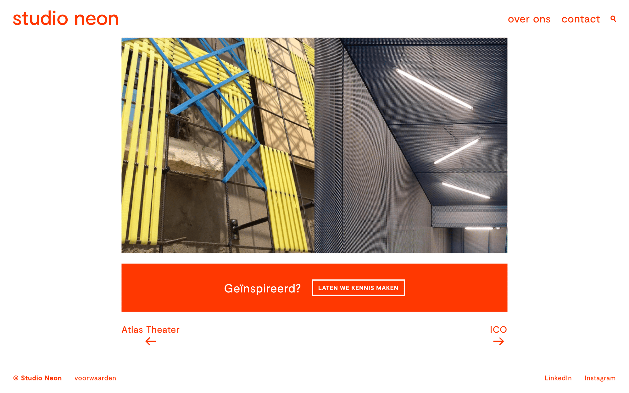 Wide screenshot of Studio Neon