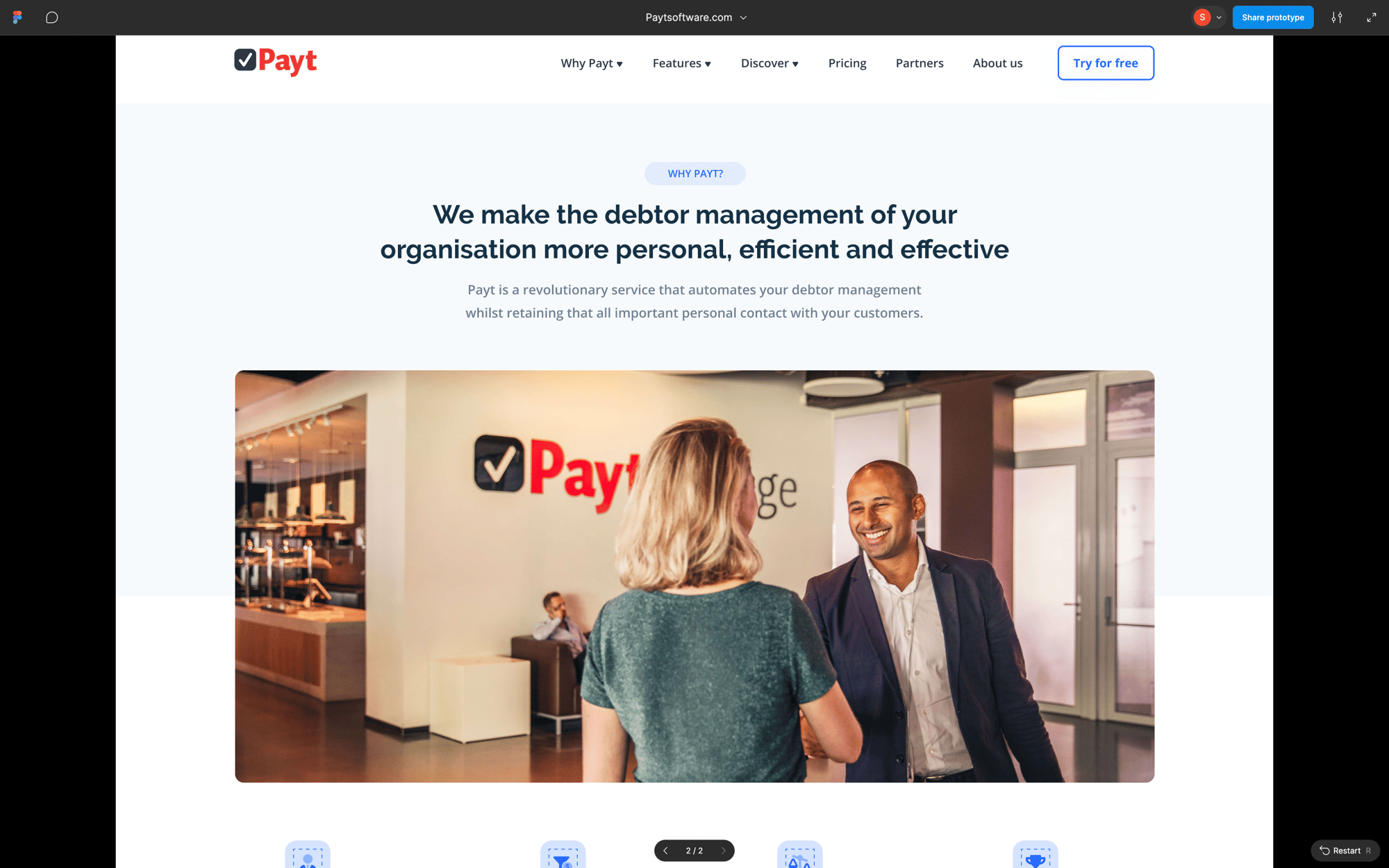 Wide screenshot of Payt Software