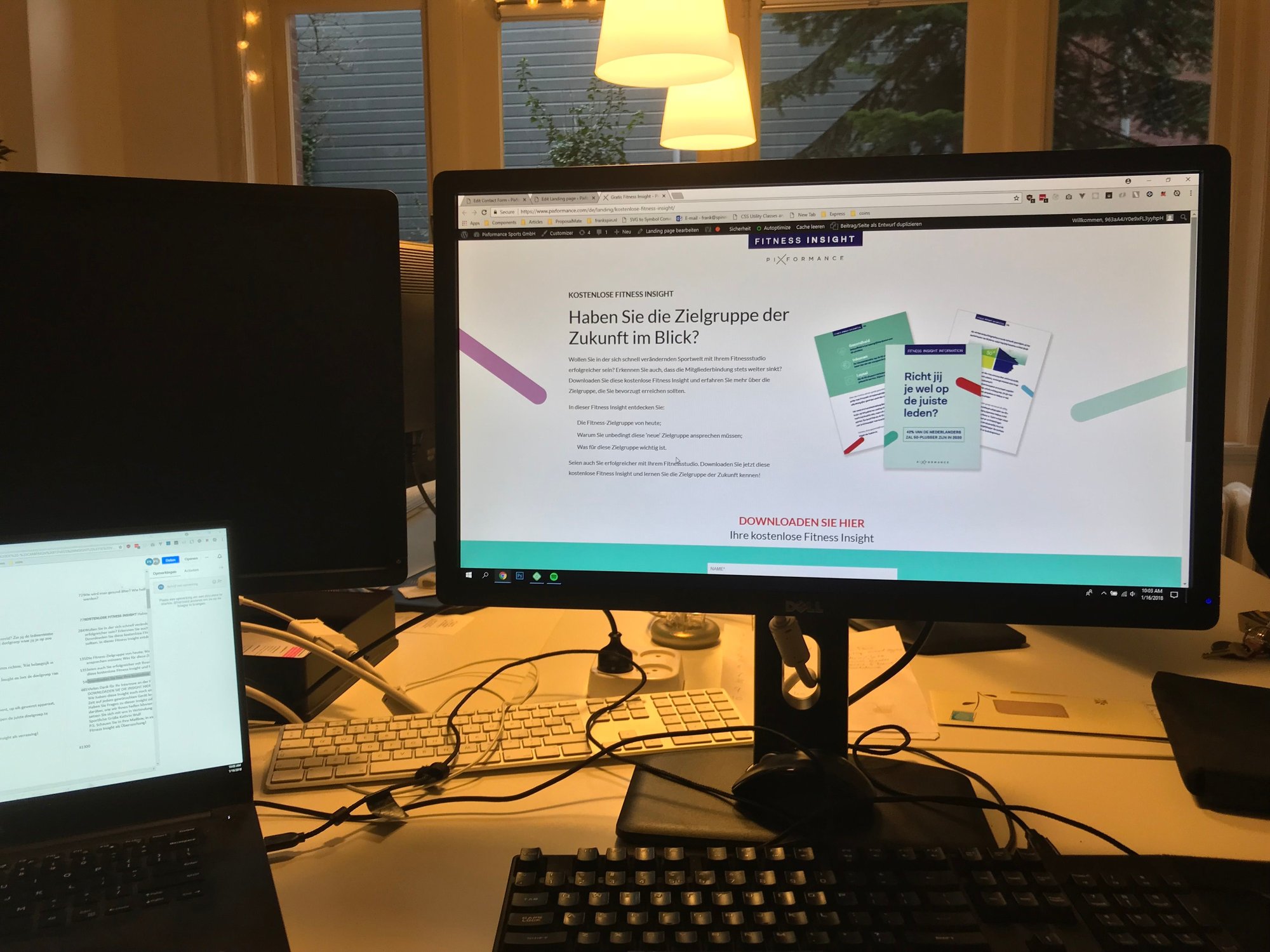 Screen capture from Pixformance