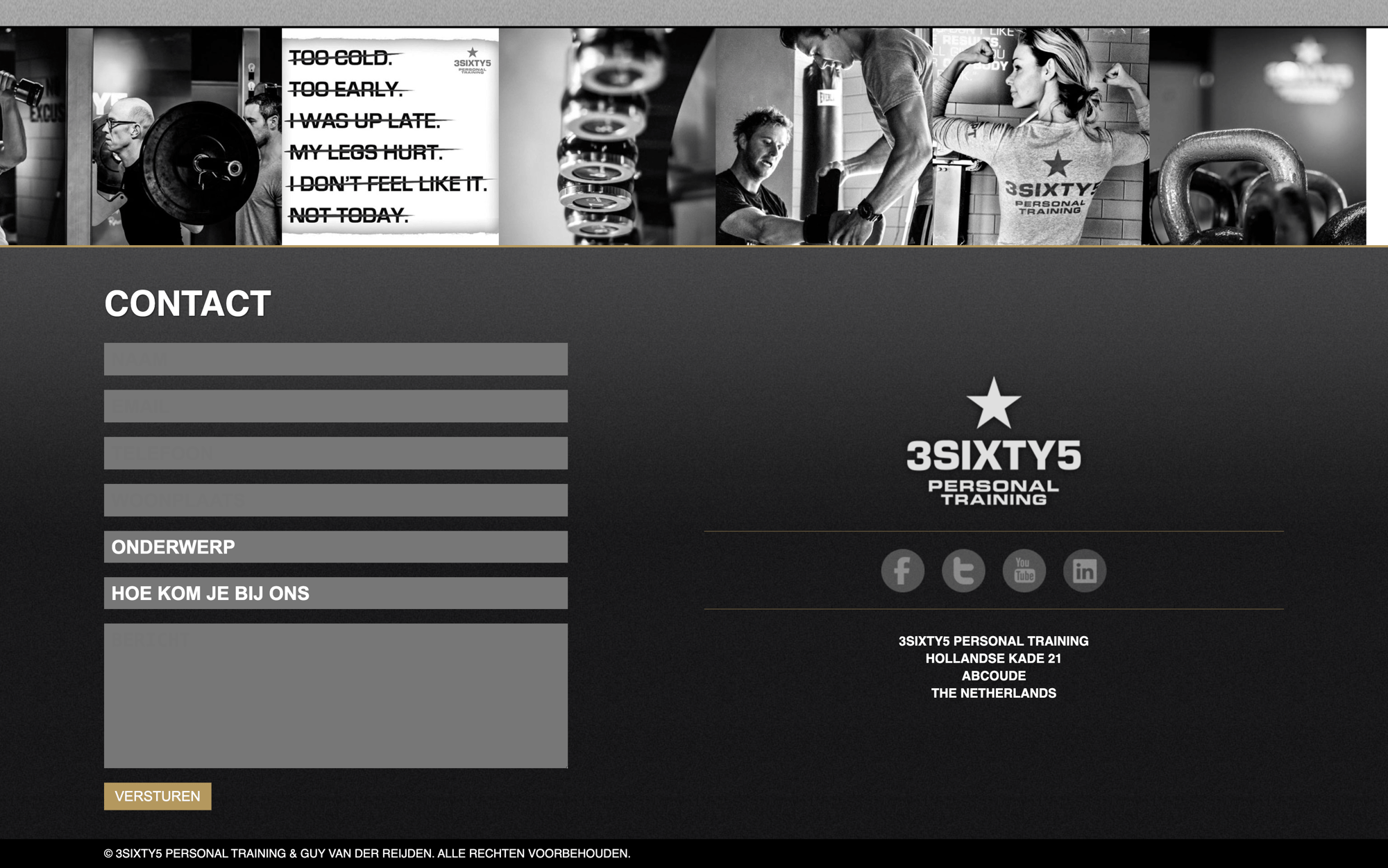 Landscape view of the 3SIXTY5 Personal Training project