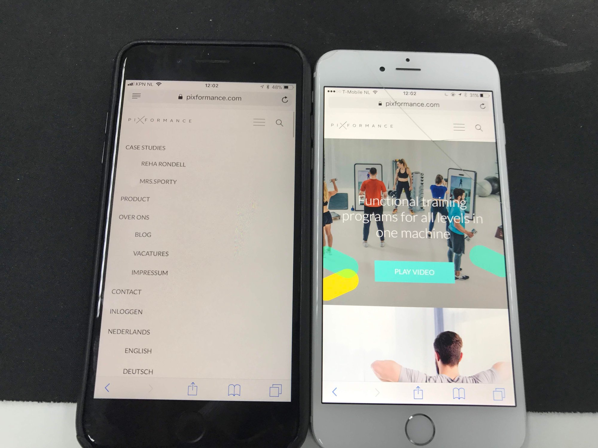 Mobile test - Pixformance