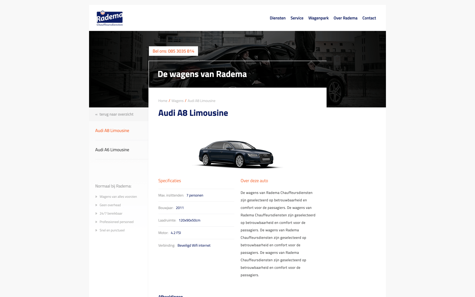 Wide screenshot of Radema