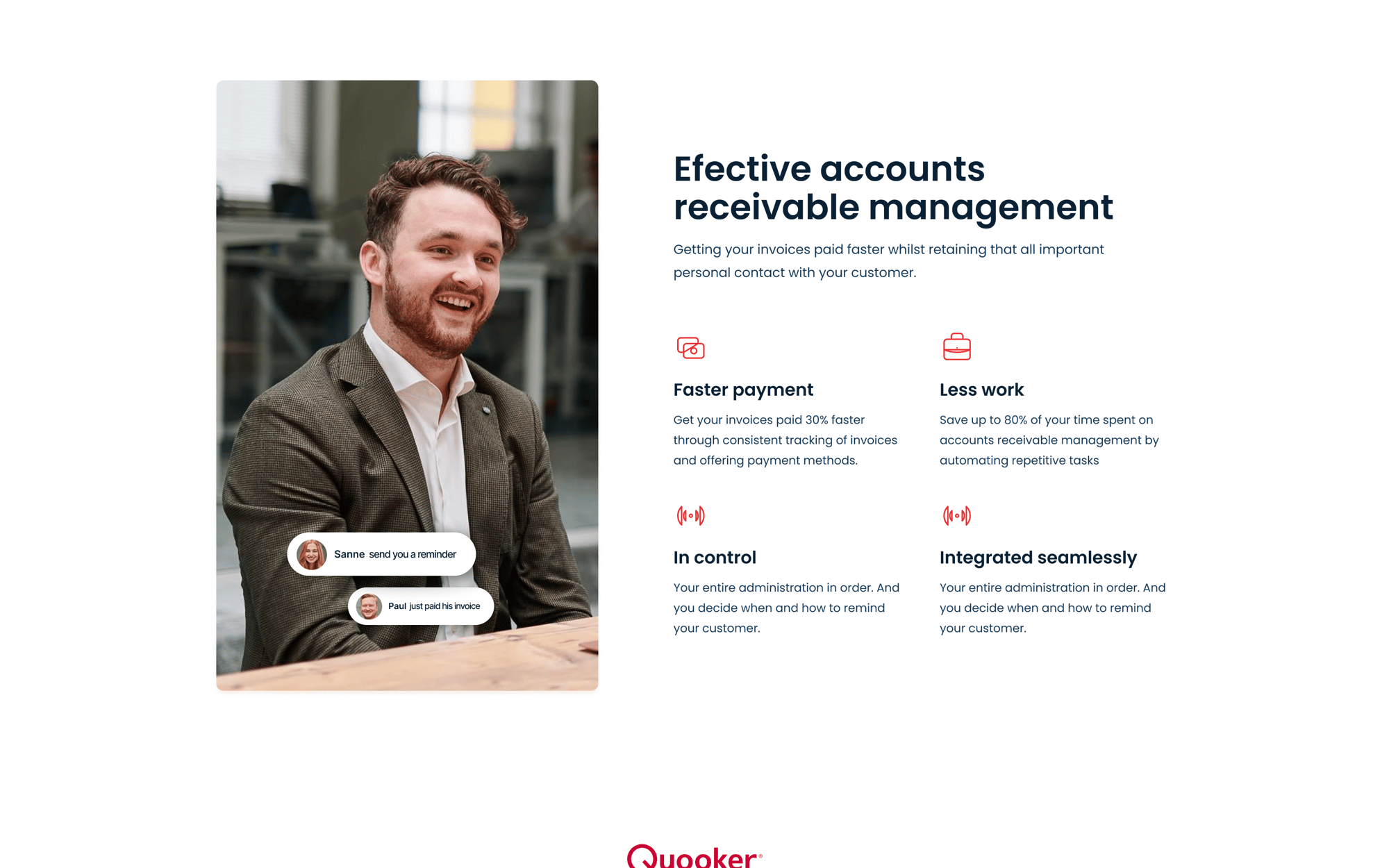 Desktop view of the Payt Software website