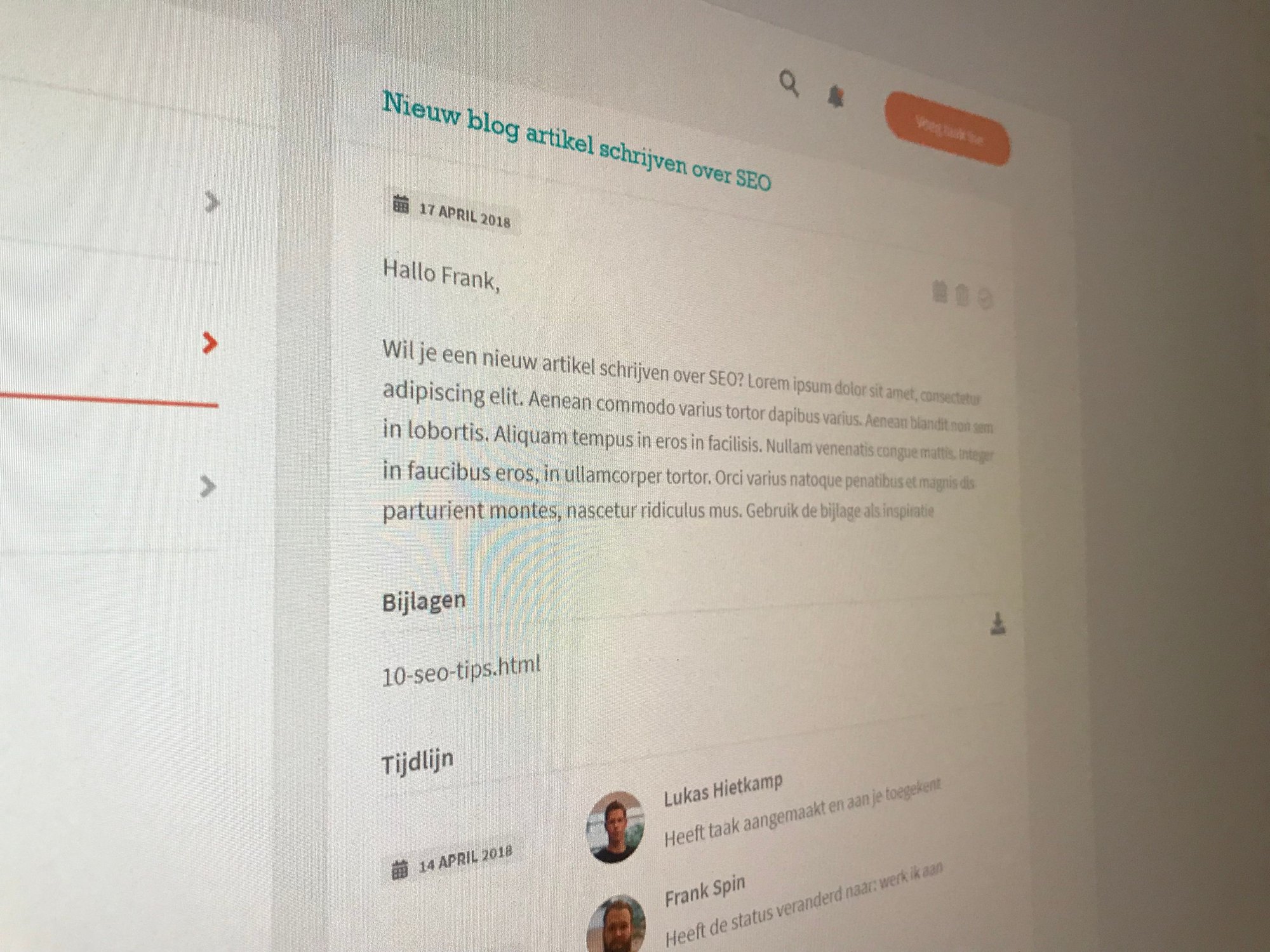 Alternative view - CollectContent