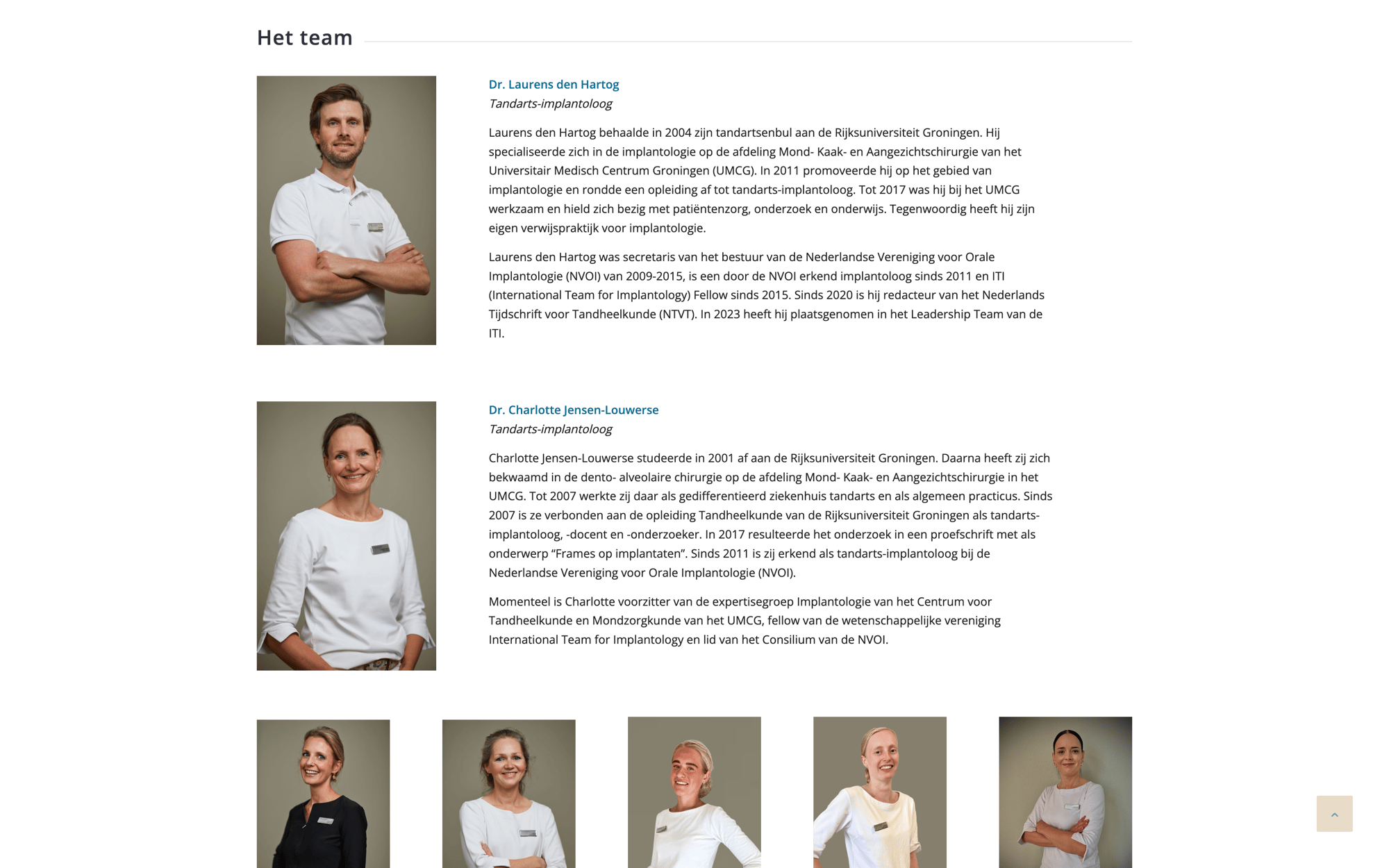 Landscape view of the Implantologie Groningen project