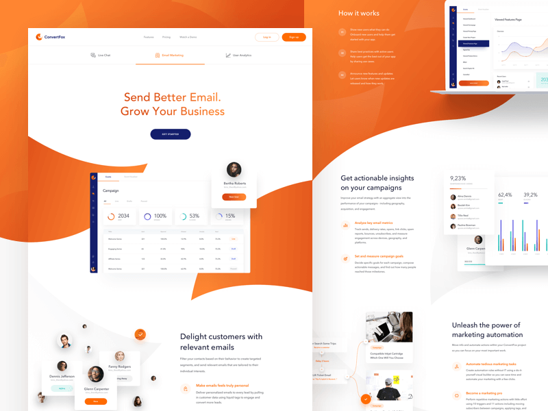 Playful lines under the images as well. Design by Martin Strba