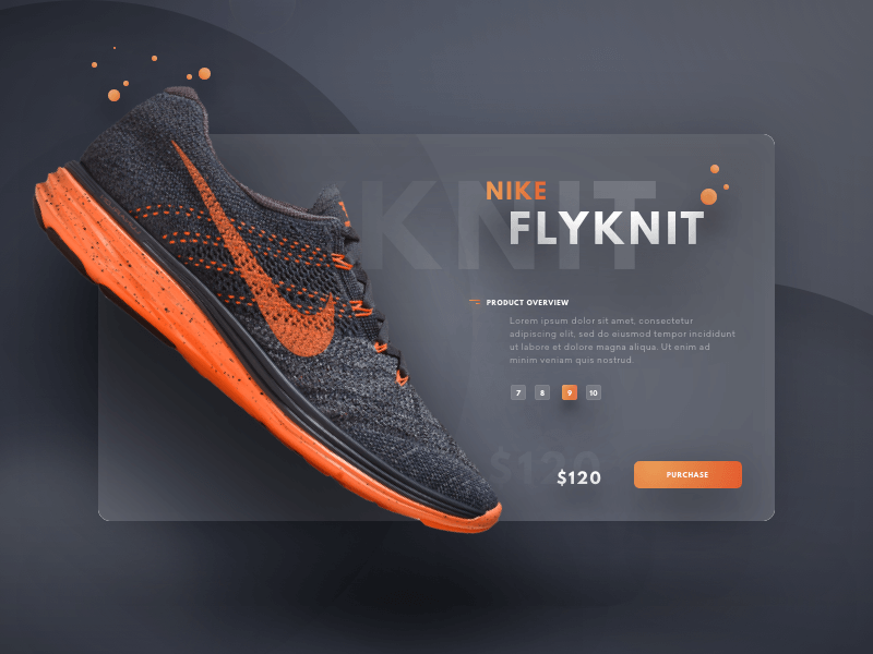 Product highlighted with extra depth. Design by Cal Notman