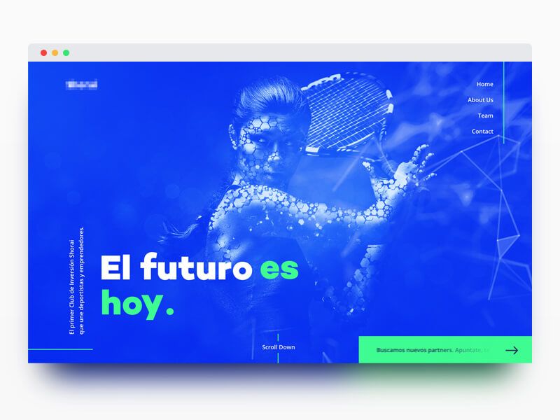 Kleuren gecombineerd met foto. Ontwerp door Kike Escalante