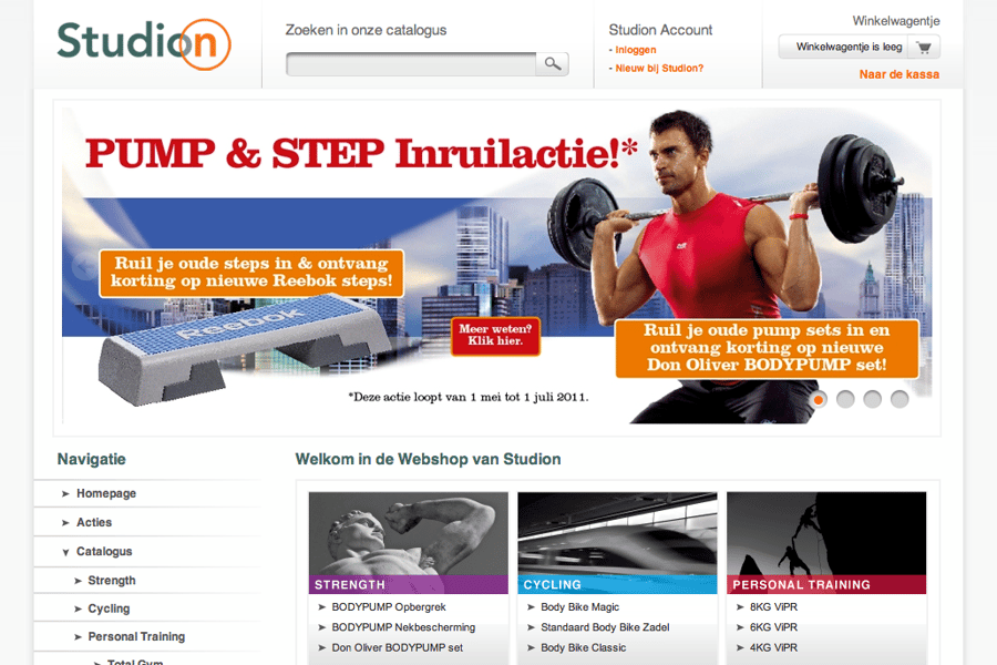 Main preview of the Studion project