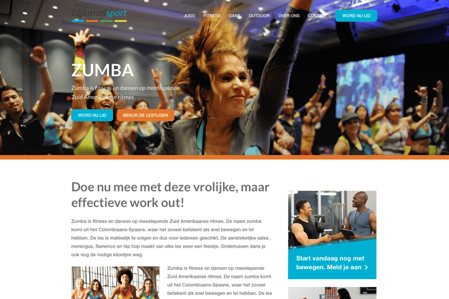 Main preview of the Dijkmansport project