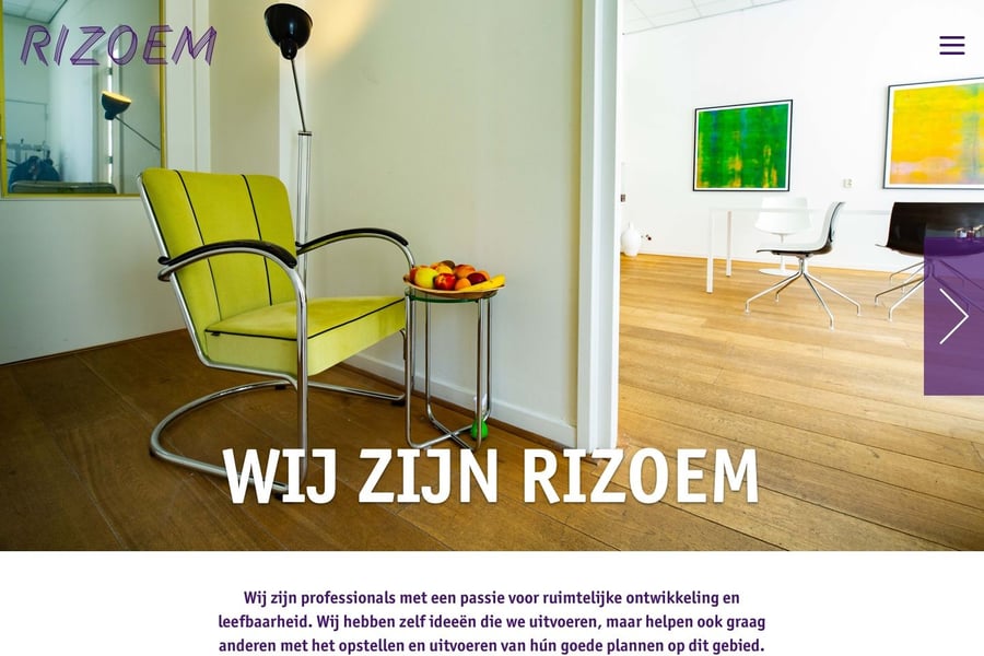 Main preview of the Rizoem project