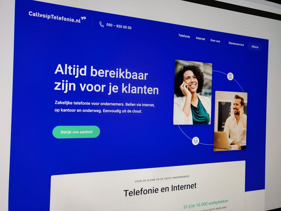 Main preview of the CallVoip project