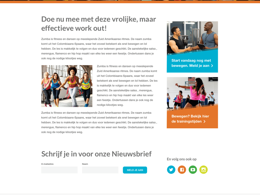 Main preview of the Dijkmansport project