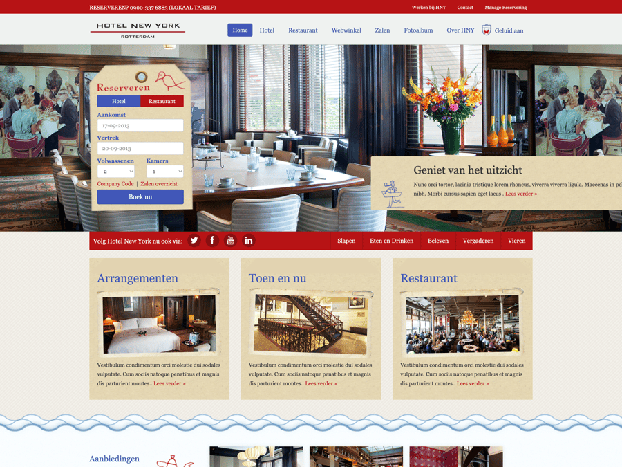 Main preview of the Hotel New York project