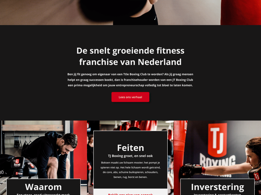 Homepage - TJ Boxing