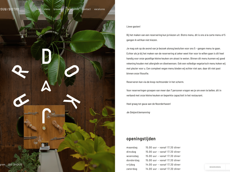 Main preview of the Dokjard project