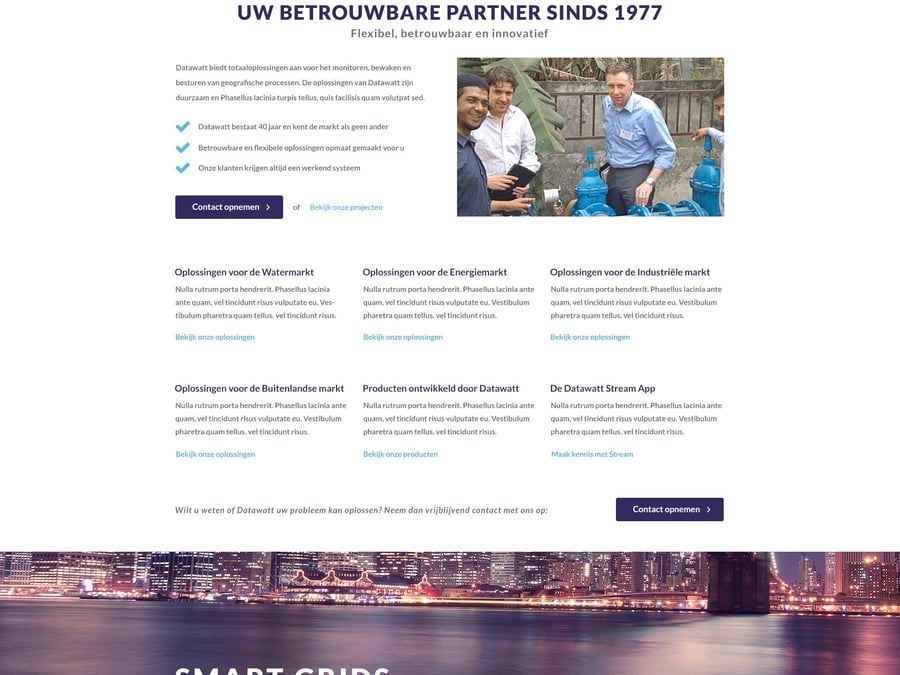 Main preview of the DataWatt project