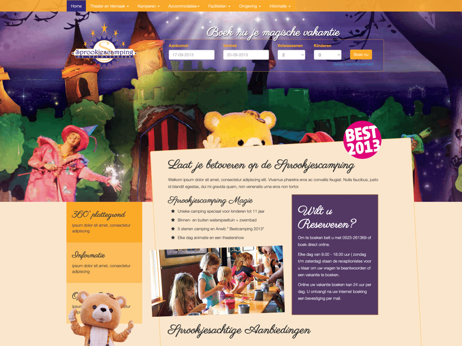 Main preview of the Sprookjes Camping project