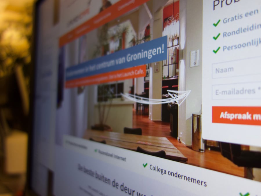 Main preview of the LaunchCafe project