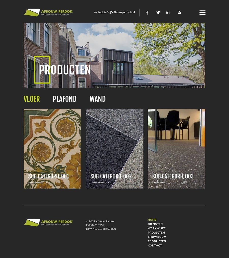 Main preview of the Afbouw Perdok project