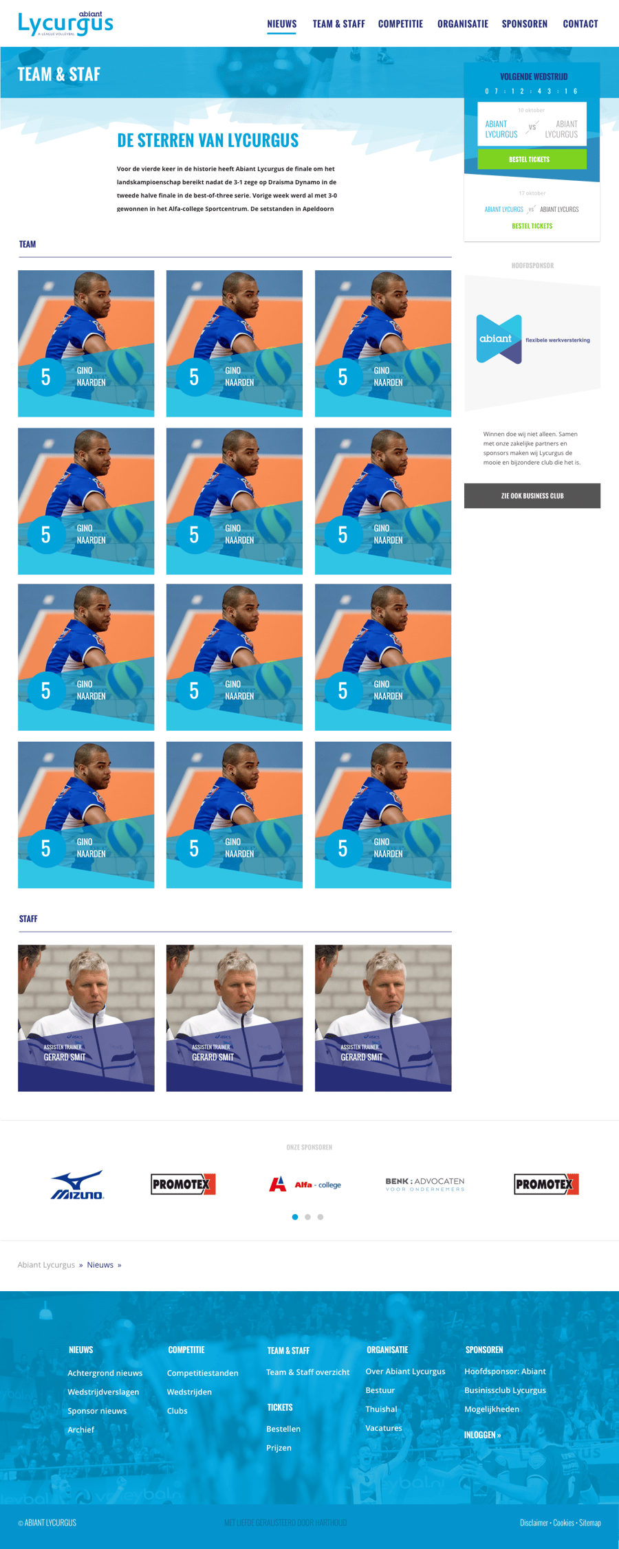Full webpage screenshot of Lycurgus