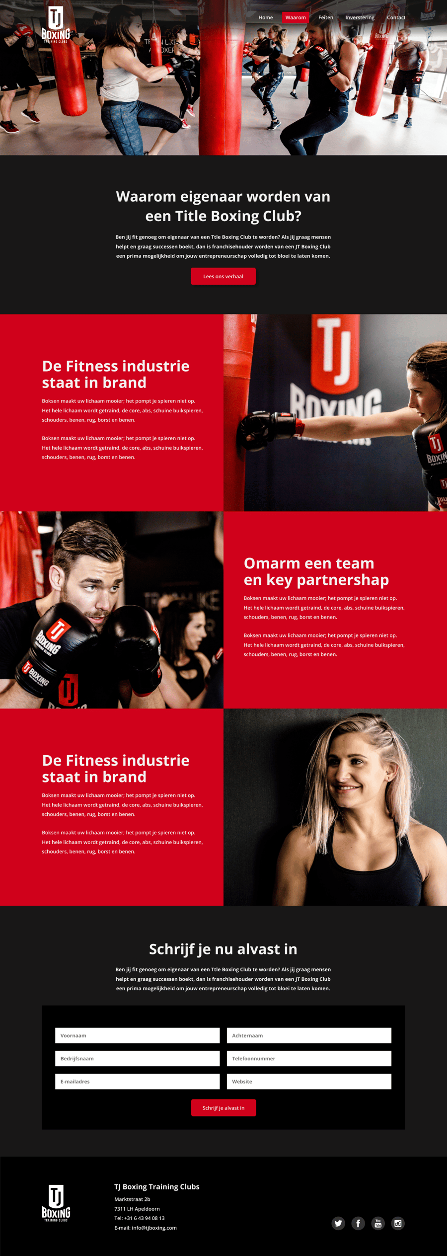 Features  - TJ Boxing