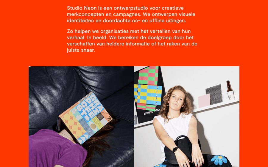 Main preview of the Studio Neon project