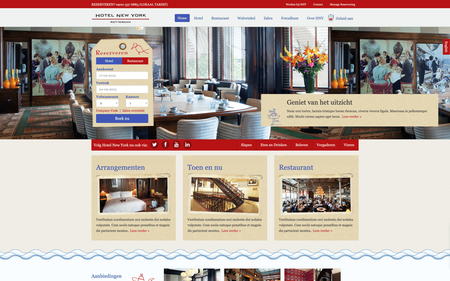 Main preview of the Hotel New York project