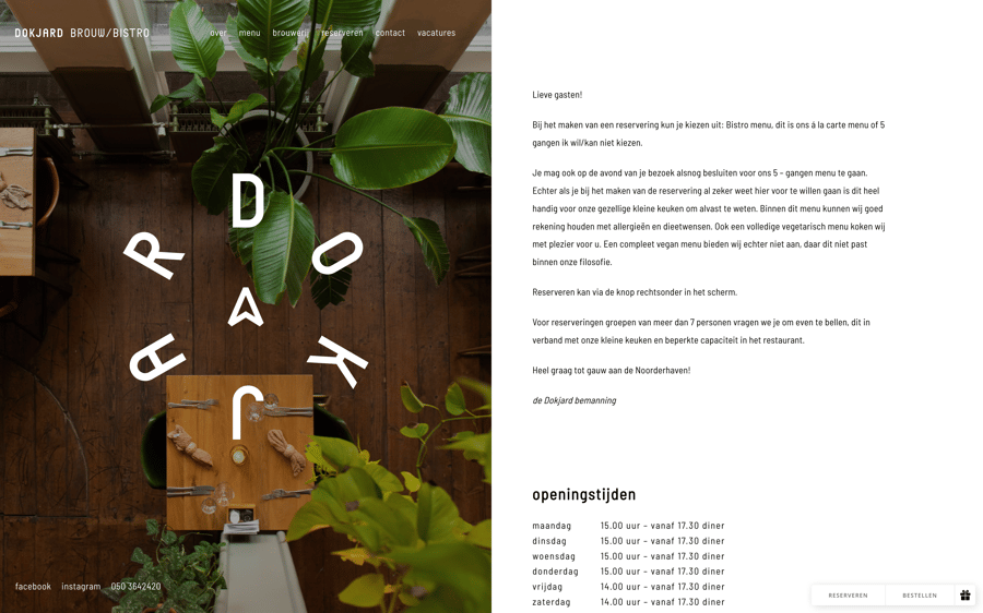 Main preview of the Dokjard project