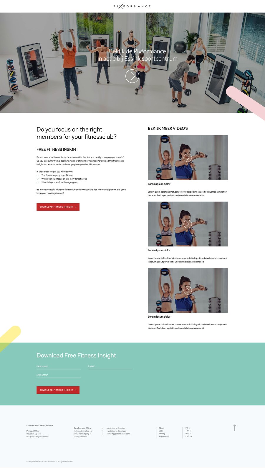 Media page - Pixformance