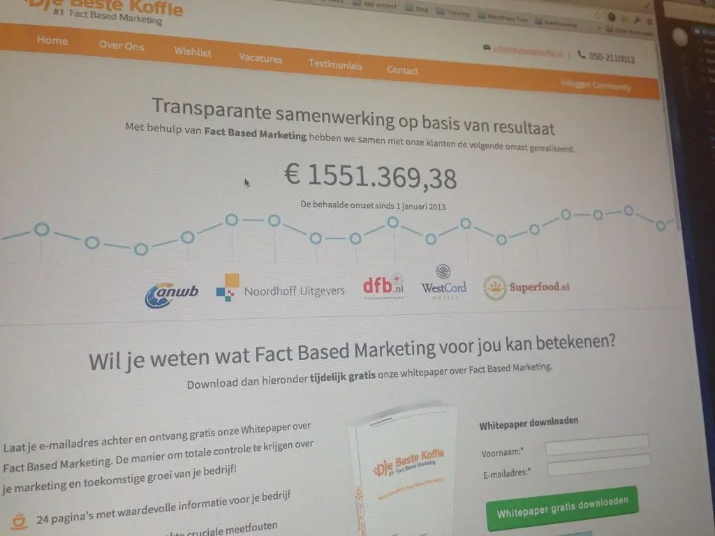 Sectie van het DBK project