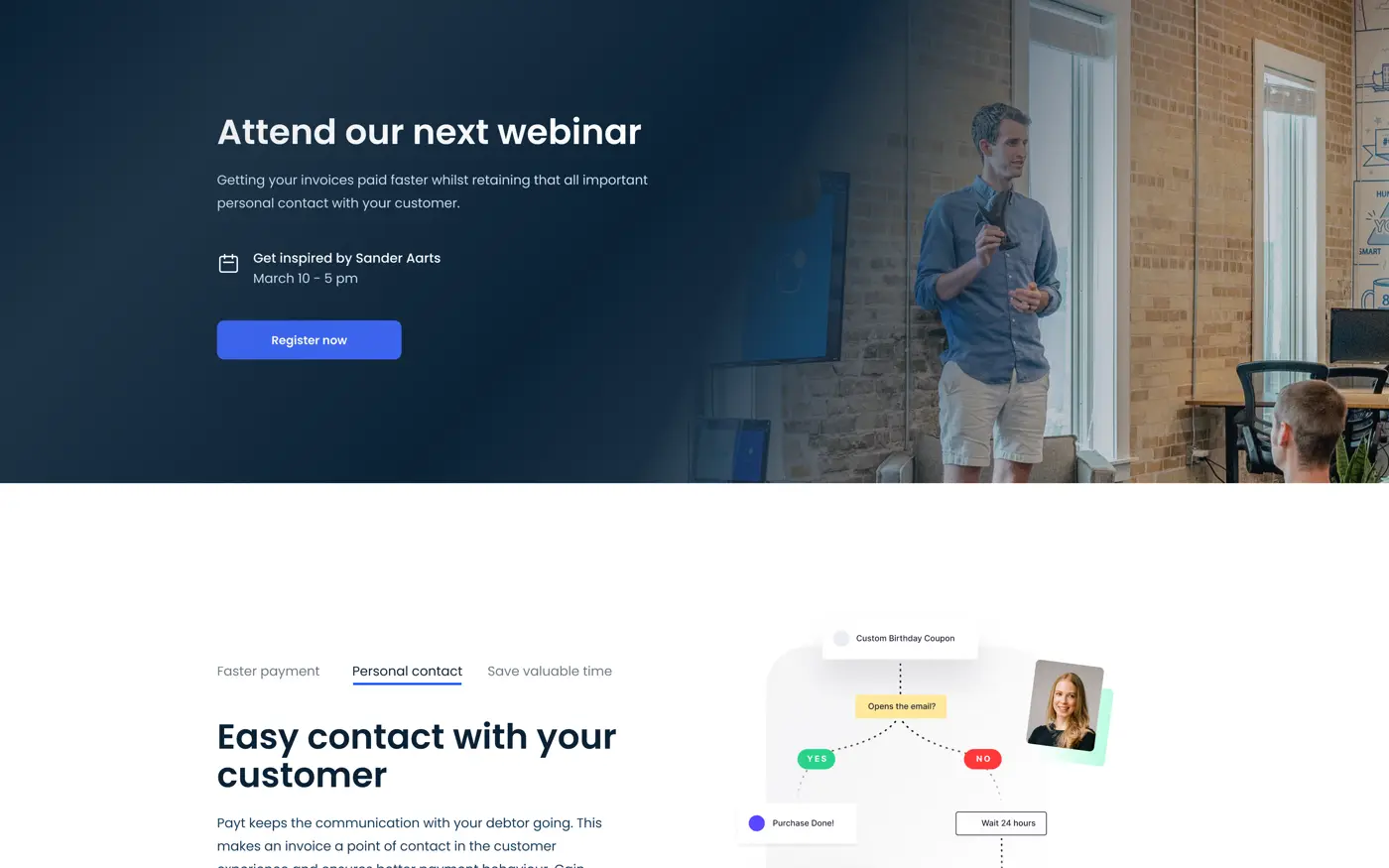 Wide screenshot of Payt Software