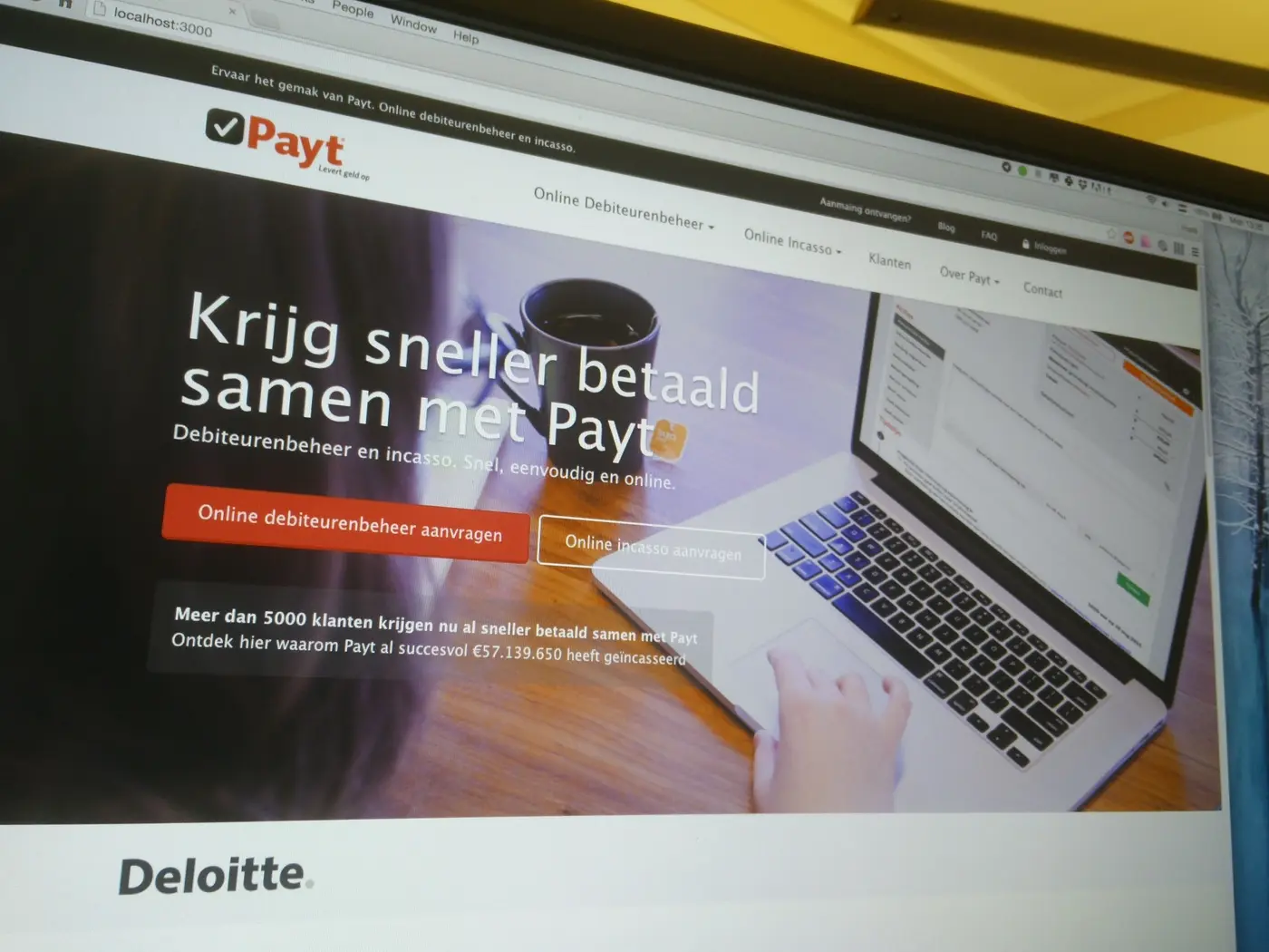 Interface screenshot of Payt Software