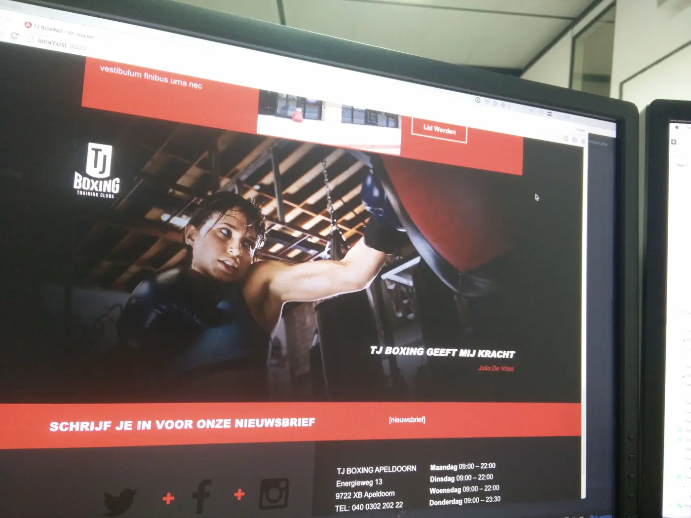 Footer  - TJ Boxing