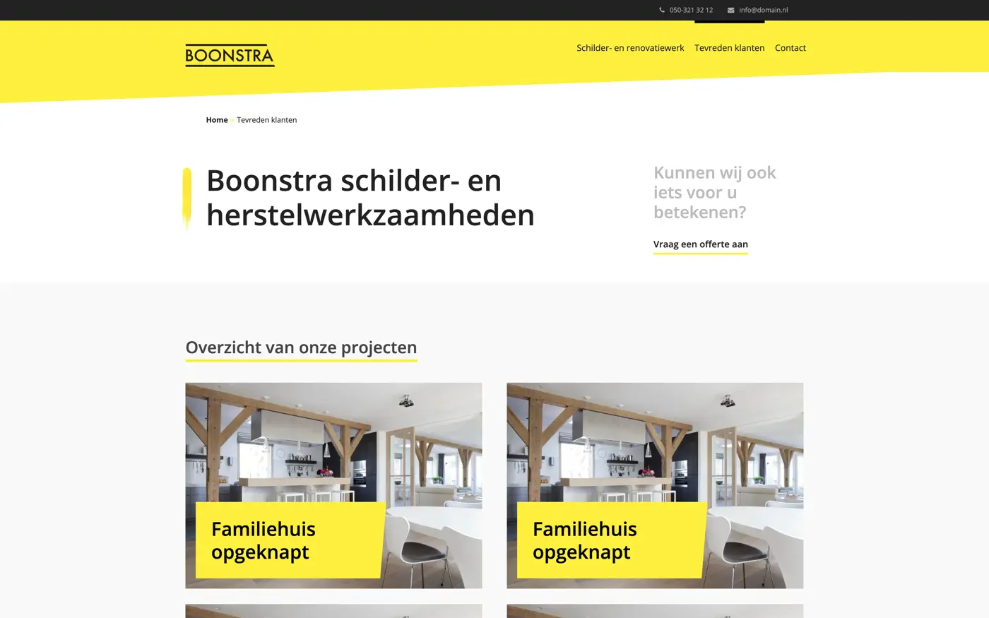 Desktoplay-out voor Boonstra