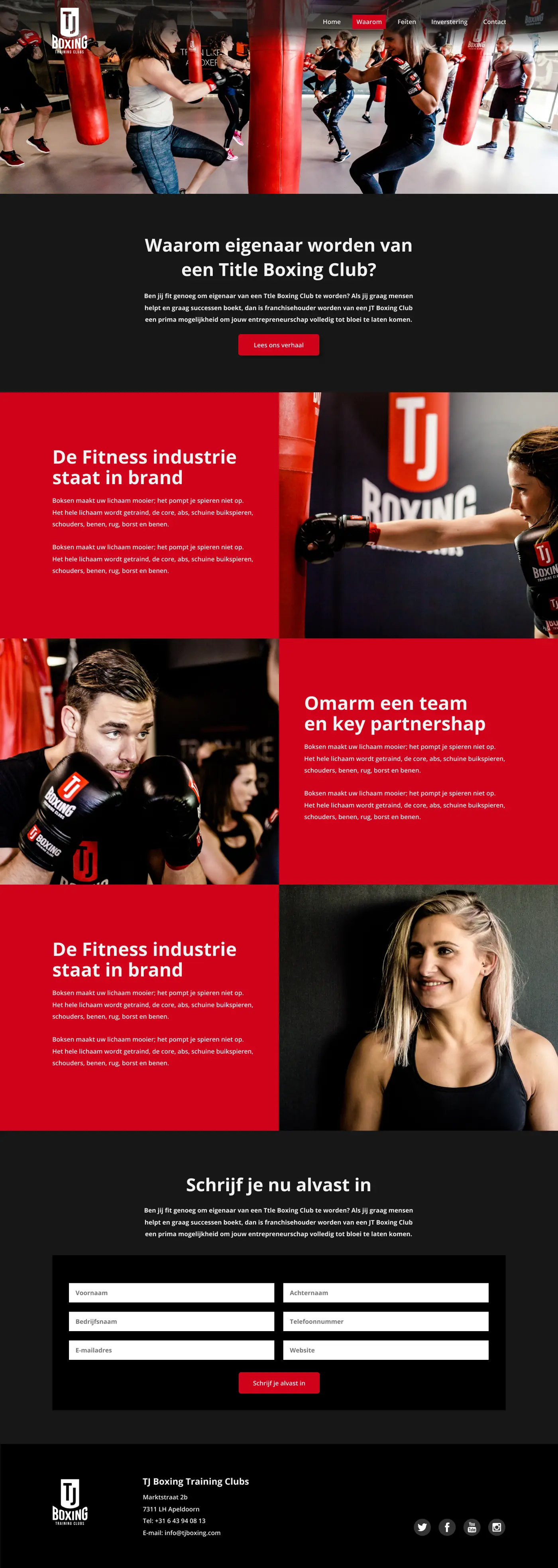 Features  - TJ Boxing