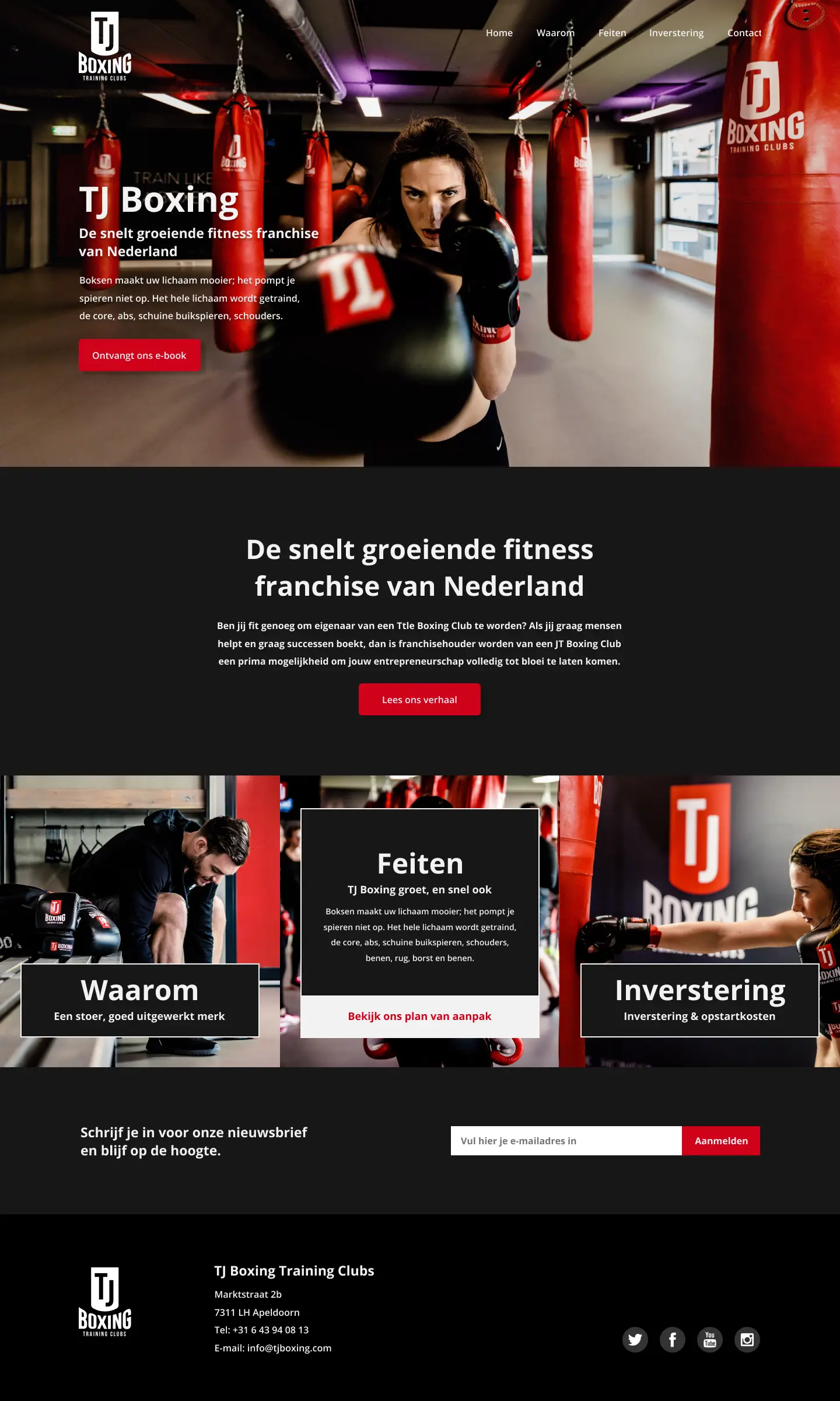 Homepage - TJ Boxing