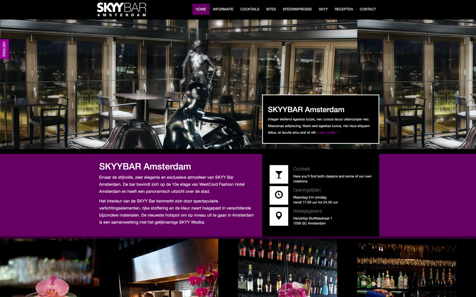 Main preview of the Skyybar project