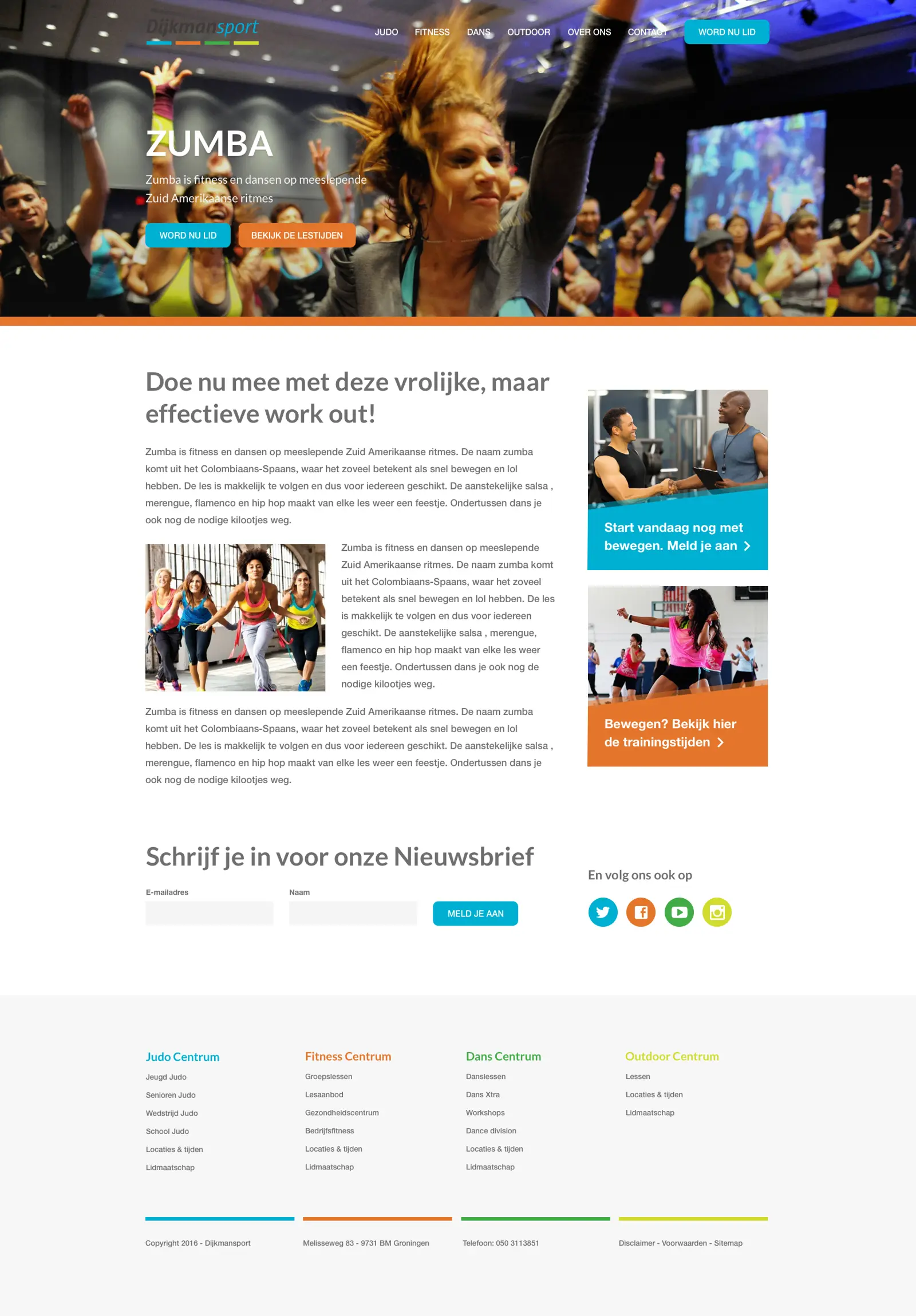 Main preview of the Dijkmansport project