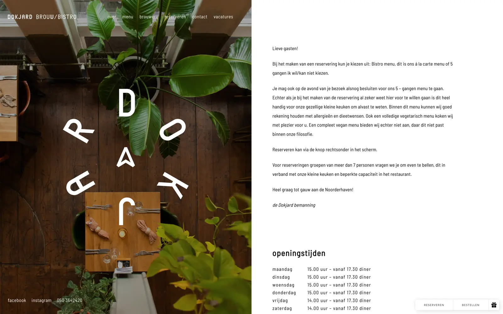Main preview of the Dokjard project