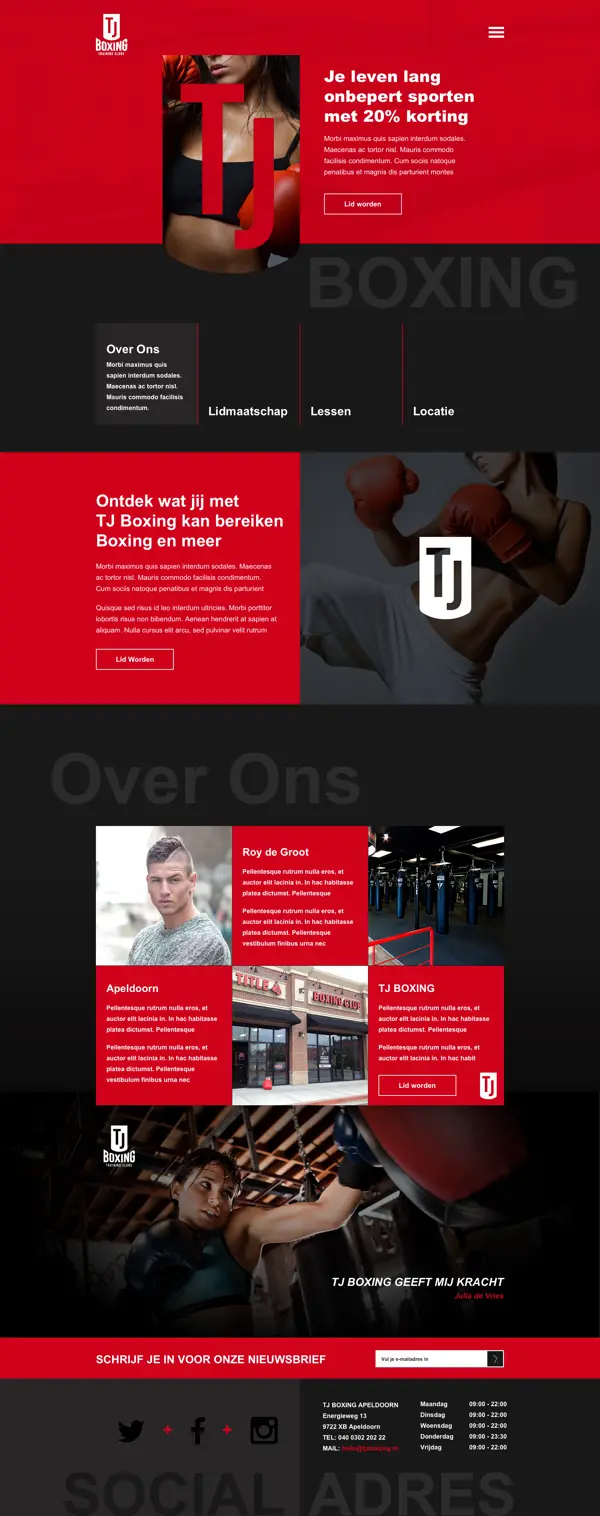 About  - TJ Boxing